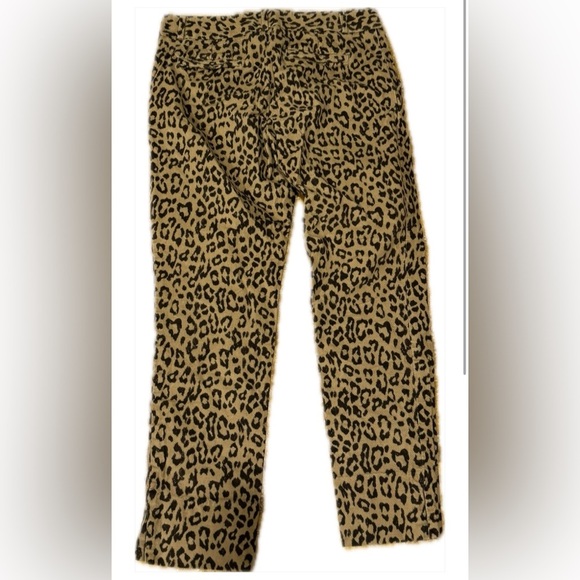 Banana Republic Leopard Cropped Camden Pant - Picture 3 of 5